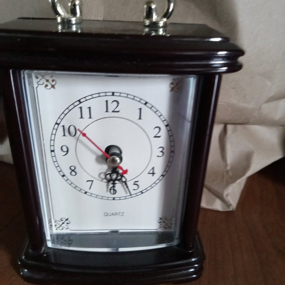 Vintage Square Faced Desk Clock